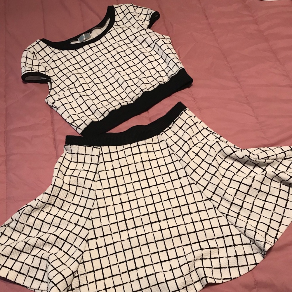Midi Top and Flare Skirt